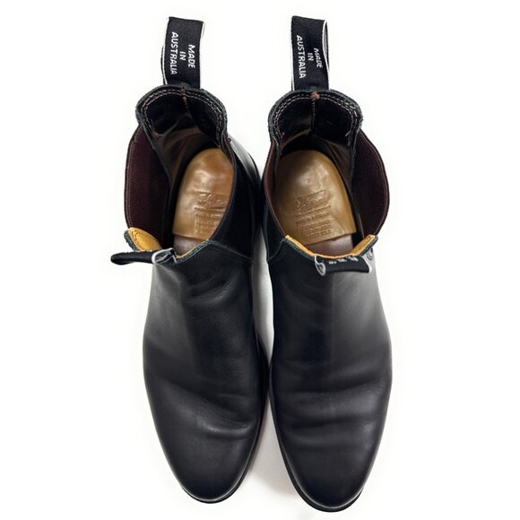 RM Williams Mens Comfort Chelsea Boots Size UK 11 G US 12 Black Rubber Sole - Picture 6 of 16